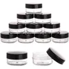 Parfumfles 100 stcs 2G 3G 5G 10G 15G 20 g lege plastic cosmetische pot potten transparante monsterflessen oogschaduwcrème lippenbalsem opbergdoos 230217