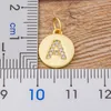 Kedjor Fashion Tiny Daint Alphabet Pendants 26 Letters Necklace Gold Color for Women Girls Birthday Party Gift