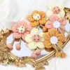 Fleurs décoratives Ins Style créatif mignon dessin animé soleil fleur bricolage maison cuisine réfrigérateur décoration vacances cadeau épingle à cheveux Bracelet