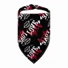 Vêtements pour chiens 3 pièces mode serviette triangulaire fournitures pour animaux de compagnie lavable chat écharpe foulard bavoirs Bandana