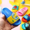 Slipper Top Quality Cute Kids Slippers Dinosaur Baby Home Slippers Children Breathable Non-slip Boys Girls Shoes 2020 New Toddler Shoes W0217