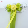 Fleurs décoratives 1 pièces blanc/argent/rose Extra Large neige fil tirer ruban pour cadeau emballage fête fête mariage voiture porte poignée