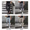 Calças masculinas Lápis impressos da moda da primavera para masculino Vintage Mid Caist Button Trouser Macho Summer Casual Longo Pant Streetwear