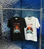 Xinxinbuy Men Designer T-shirt 23SS Paris Coconut Tree Vakantie Kortjes Katte Katoen Women Wit Zwart Beige S-2xl