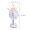 Other Event Party Supplies 6Pcs/Set Ballet Girls Cake Topper Party Cake Decoration Ballerina Miniature Figurine Cake Decor for Women Girls 230217