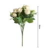 Fausses fleurs décoratives de qualité supérieure, jolies, Simulation Anti-chute, accessoires de photographie de mariage, 2023