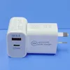 USB C REAL 20W Power Adapter PD QQC 3.0 20W snabb laddning Typ C Wall Plug Travel Home Charger EU US AU UK SOCKET