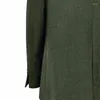 Abiti da uomo Giacca da uomo Tweed a spina di pesce Verde militare Colletto con risvolto Monopetto Steampunk Abbigliamento Matrimonio Smoking Blazer Festa