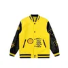 Mens Jackets Baseball varsity jacket letter stitching embroidery autumn and winter men loose causal outwear coats m2