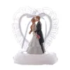 Andra evenemangsfestleveranser Brud- och brudgummen Figurer Cake Toppers hart Doll Wedding Cake Topper Figurin Valentins dag Engagementdekor Anniversary Gift 230217