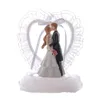 Autres fournitures de fête d'événement Figurines de mariée et de marié Décorations de gâteau Poupée en résine Décoration de gâteau de mariage Figurine Saint Valentin Décor de fiançailles Cadeau d'anniversaire 230217