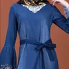 Vestuário étnico 2023 Vestido de cowboy muçulmano Mulheres Oriente Médio e Sudeste Asiático Temperamento