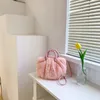 Bolsas de cosméticos, Bolso peludo suave, bolso de felpa de nicho, bandolera portátil para mujer, moda de otoño e invierno, Bolsa de hombro para mujer