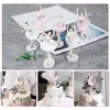 Other Event Party Supplies 6Pcs/Set Ballet Girls Cake Topper Party Cake Decoration Ballerina Miniature Figurine Cake Decor for Women Girls 230217