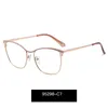 Occhiali da sole Natuweco occhiali metallici occhiali dacili anti -blu per doppio colore in lega sottile Uv400 Protezione da prescrizione Eyewearsungla