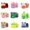 Rucksäcke Kinder Plüschtier Dinosaurier Welpe Panda Moneky Einhorn Bär Elefant Giraffe 30 Designs Zoo 3D Schultern Rucksack Kindergarten Dhayn