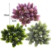 Fleurs décoratives 30 pièces en plastique artificiel ananas herbe pignons de pin cônes pour mariage décoration de noël bricolage Scrapbooking