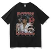 Camisetas masculinas Dennis Rodman Print de tsshirt The Worm Tshirt Homens Homens Moda Moda Hip Hop T Camisetas EUA Basquete Menina Retro Streetwear J230217