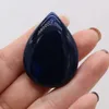 Pendant Necklaces Natural Dragon Bone Stone Water Drop Shape Agates For DIY Jewelry Necklace Making 30x40mm