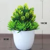 Decoratieve bloemen kunstmatige planten dennen naalden ananas potpot nep bruiloft tuin huis accessoires groen bonsai woonkamer ornamenten