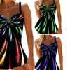 Casual jurken vrouwen sexy badmode zwempak zwemdress tankini set strand bikini baden plus size jurk zomer cover-ups dragen tuniek