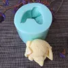 Moules de boulangerie 3D Animaux Moule lapin Bunny Sicone Savon Moule Animal Candle Aroma Moule Faire des moules Moules d'argile Résine Przy DW0106 230217
