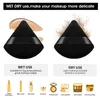 Powder Puff Face Soft Triangle Makeup Puff for Loose Powder Mineral Powder Body Powder Velour Cosmetic Foundation Blender Sponge B7105592