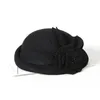 Beretten 4 kleuren voor herfst/winter wollen baret bowler hoed schilder zwart mode feestje bruiloft