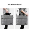 Storage Bags Portable Laptop Bag A4 Folder ID Business Briefcase Travel Computer Handbag Digital BoxStorage