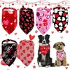 Vestuário para cães 3pcs moda triangular toalha suprimentos de estimação lavável gato lenço de gato lenço de gato babadores bandana