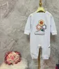 ロンパースベイイズボーイズガール長袖幼児服ジャンプスーツレターパターンプリント幼児服の服の子供