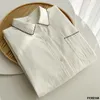 Blouses de femmes chemises blanches en coton