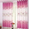 Curtain & Drapes 200cmx100cm Country Style Flower Butterfly Window Curtains Living Room Home Bedroom Cotton Decoration