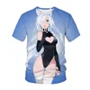 T-shirts Hommes Seven Deadly Sins 3D Imprimer T-shirt Anime Nanatsu No Taizai Streetwear Hommes Femmes Mode Chemise Harajuku Hip Hop Tees Tops Mâle