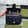 Velvet Marmont Chain Shoulder Bag designer Women Crossbody Messenger Bags Classic Flap Handväska