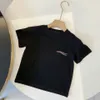 T-shirt per bambini Ragazzi Ragazze Set Bambini Top manica corta Bambino Designer Clother Con lettera Nero Bianco Taglia 100-150