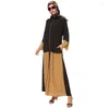 Etniska kläder Öppna Dubai Kimono Cardigan Chiffon Muslim Hijab Dress Turkish Islamic For Women kläder grossist drop