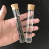 Storage Bottles Jars 50pcs/lot 22*120mm 30ml Transparent Clear Bottles With Cork Stopper Food Grade Glass Vials Jars Storage Bottles Test Tube Jars 230217