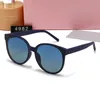 2023 Mode Marke Cat Eye Sonnenbrille Designer Sonnenbrille Luxus Runde Metall Sonnenbrille Marke Für Männer Frau Spiegel Glas Linsen mit Box und Fall