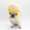 Abbigliamento per cani Pet Halloween Beer Hat Cat Thanksgiving Copricapo Costume Cap per gatti Kitten Puppy