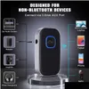 Car Dvr Bluetooth Car Kit J22 Receiver Aux Wireless 5.0 Adapter Portable O 3.5Mm With Microphone Drop Delivery Mobiles Motorcycles Ele Dhmtg