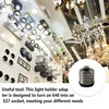 Lamp Holders Home E27 To E40 Base Metal Adapter Universal Light Holder Converter Lightbulb Extender Socket Adaptor Conversion Connector