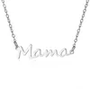 Pendant Necklaces Letters Mama Necklace For Women Rose Gold Sliver Color Mom Choker Fashion Collar Jewelry Mother's Day Gifts 2023