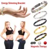 Braccialetti con ciondoli Braccialetto magnetico sano attorcigliato a grana di drago per donne Magneti per terapia di potenza Braccialetti Perdita di peso da uomo Fascino