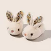 Pantoufles enfant en bas âge pantoufles fille garçon maison pantoufle enfants lapin hiver pantoufle chaud lapin pantoufles doux en peluche intérieur filles garçons pantoufle W0217