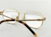 Montature di marca di lusso Occhiali da sole Occhiali da vista vintage Montatura vintage Hexagon Metal Eyewear Donna Uomo Occhiali