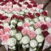 Decorative Flowers 30pcs 8cm Artificial PE Foam Rose Flower Bride Bouquet For Wedding Party Home Garden DIY Scrapbooking Supplies