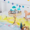 Andere evenementenfeestjes Gold Cake Stands Dessert Table Stands gouden voetstuktaartstandaard Glass Cake Stands voor bruiloftsfeest Baby shower Kerstmis 230217