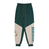 new American fashion brand rhude coconut tree dove printed splicing work clothes casual pants boys girls