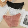 Intimo elasticizzato e modellante da donna Vita media e addome da donna Pizzo sexy Sollevare i glutei Mutandine pure da giorno di biancheria intima per adulti